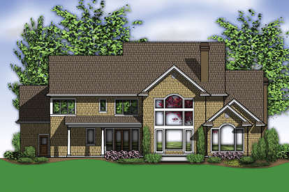 Craftsman House Plan #2559-00584 Elevation Photo