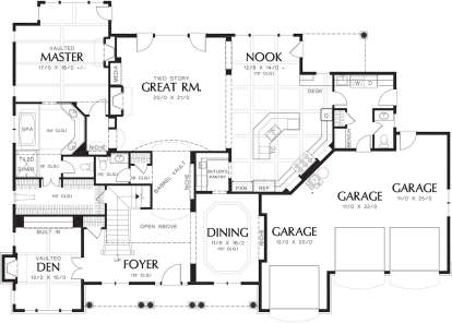 Main Floor  for House Plan #2559-00584