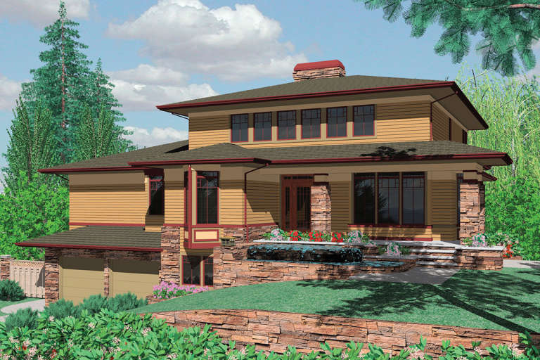 House Plan House Plan #12377 Front Elevation
