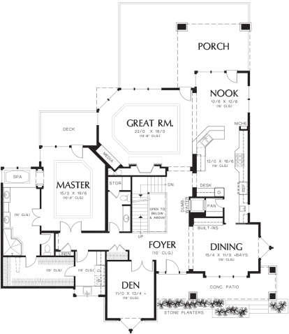 Main Floor  for House Plan #2559-00585