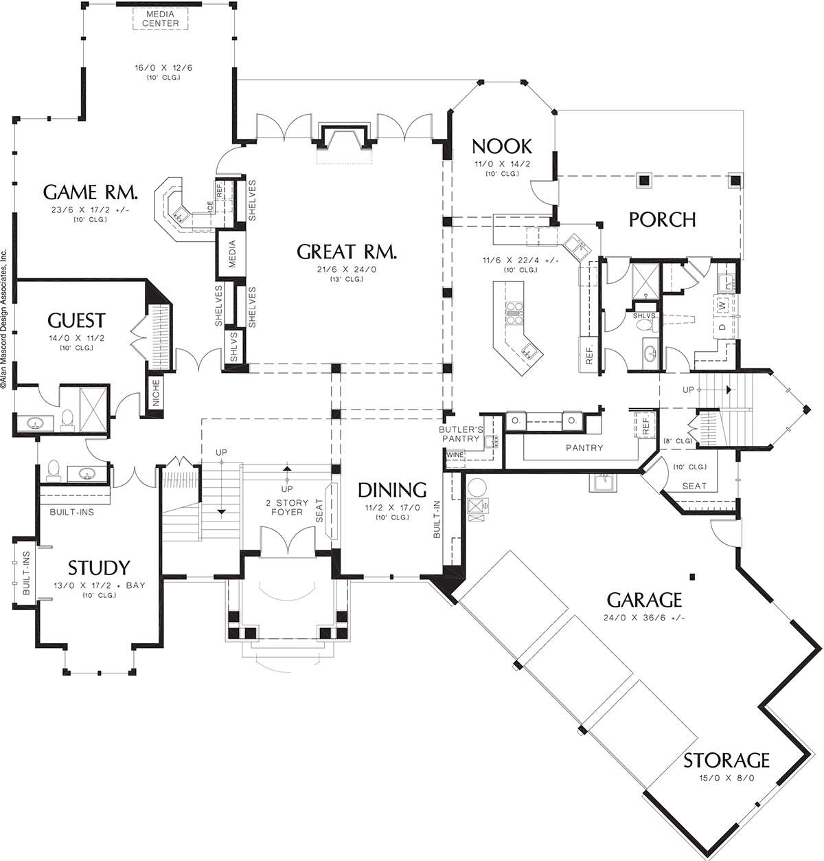 Main Floor  for House Plan #2559-00586