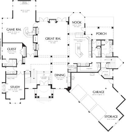 Main Floor  for House Plan #2559-00586