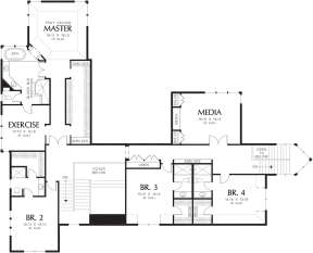 Second Floor for House Plan #2559-00586