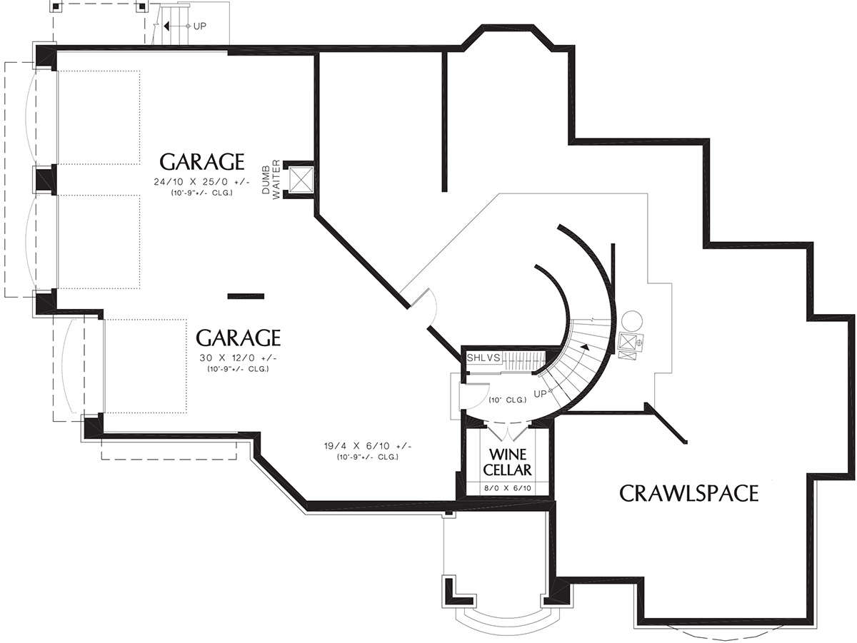 Garage/Basement for House Plan #2559-00587