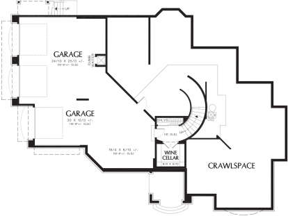 Garage/Basement for House Plan #2559-00587
