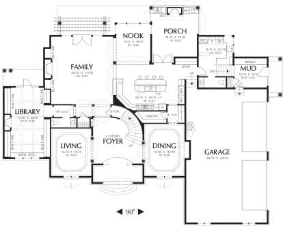 House Plan House Plan #12382 Drawing 1