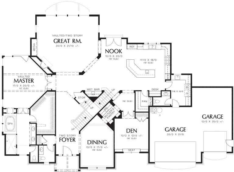 House Plan House Plan #12384 Drawing 1