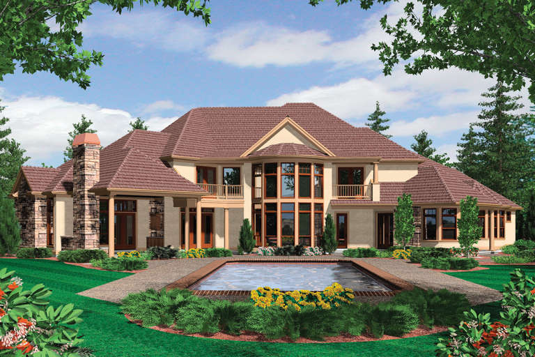 Traditional House Plan #2559-00593 Elevation Photo