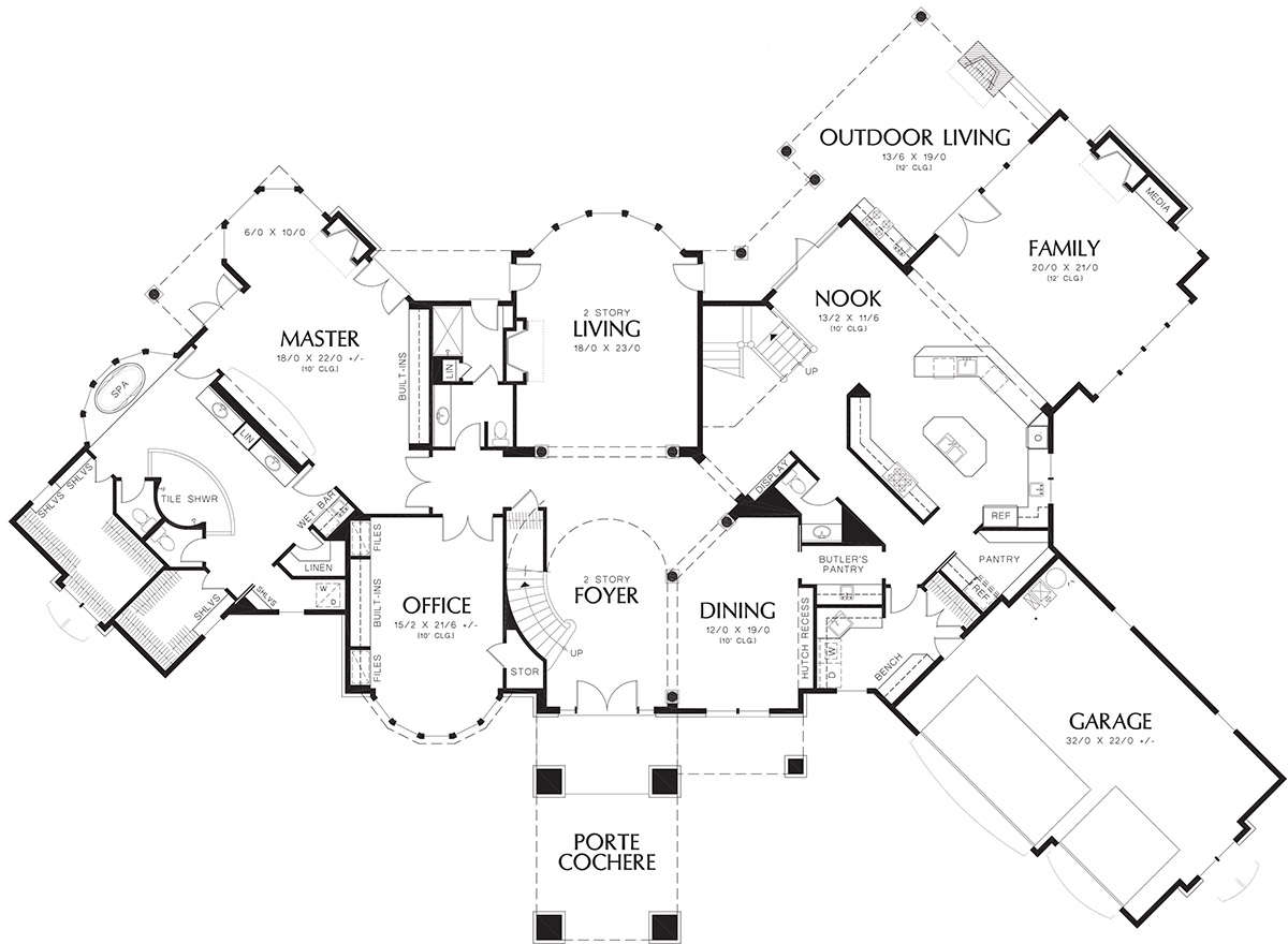 Main Floor  for House Plan #2559-00593