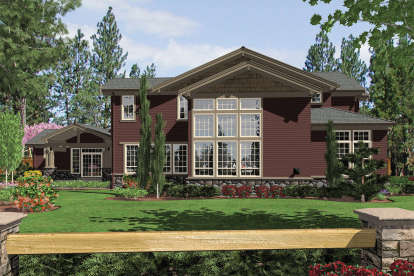 Craftsman House Plan #2559-00594 Elevation Photo