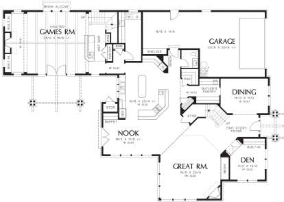 Main Floor  for House Plan #2559-00594