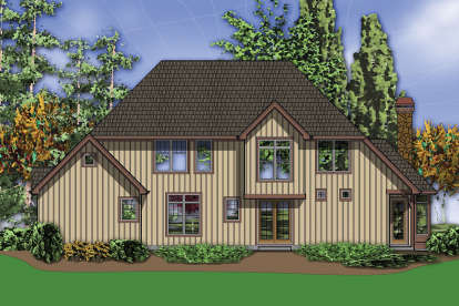 Craftsman House Plan #2559-00596 Elevation Photo