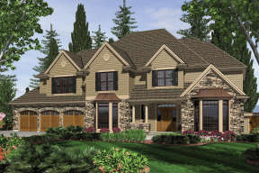 Traditional House Plan #2559-00597 Elevation Photo