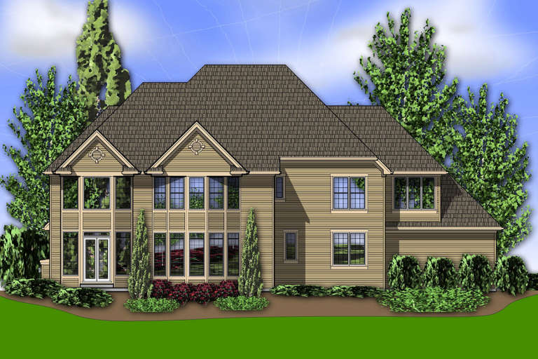 Traditional House Plan #2559-00597 Elevation Photo