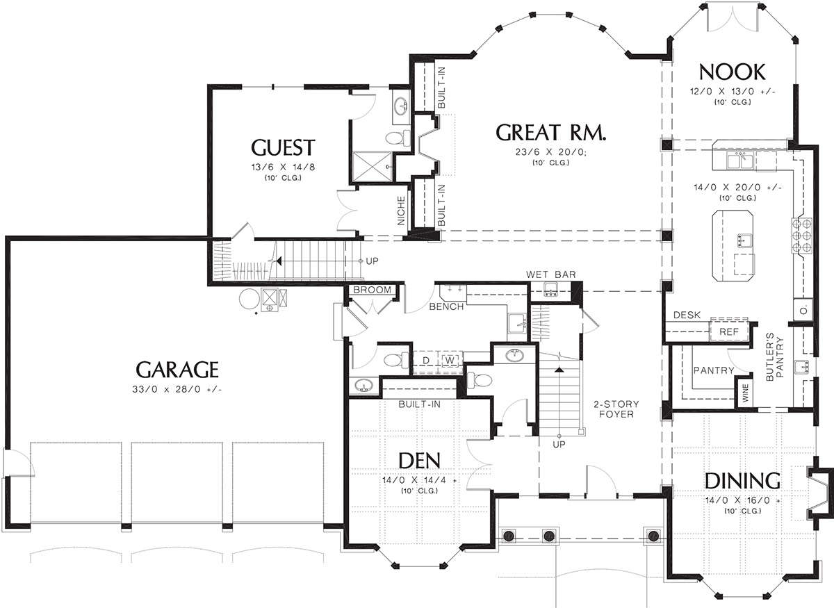 Main Floor  for House Plan #2559-00597