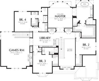 Second Floor for House Plan #2559-00597