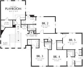 Second Floor for House Plan #2559-00598