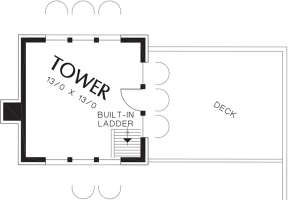 Tower for House Plan #2559-00598