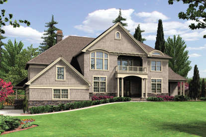 4 Bed, 3 Bath, 4676 Square Foot House Plan - #2559-00599