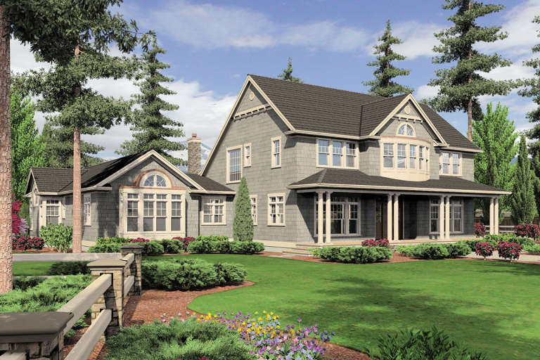 Craftsman House Plan #2559-00600 Elevation Photo
