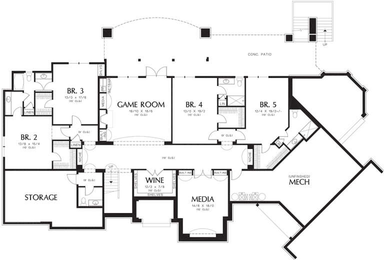 House Plan House Plan #12394 Drawing 2