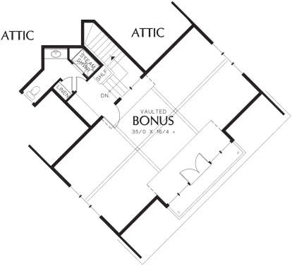 Bonus Room for House Plan #2559-00602