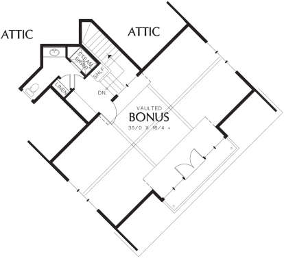 Bonus Room for House Plan #2559-00602