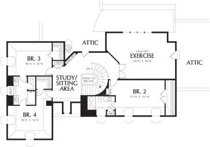 Second Floor for House Plan #2559-00603
