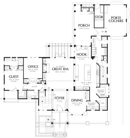 Main Floor  for House Plan #2559-00604