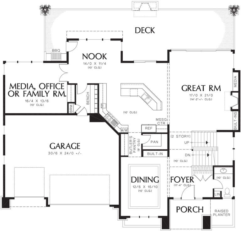 House Plan House Plan #12399 Drawing 1