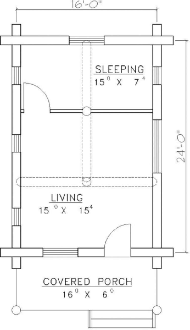 House Plan House Plan #1240 Drawing 1