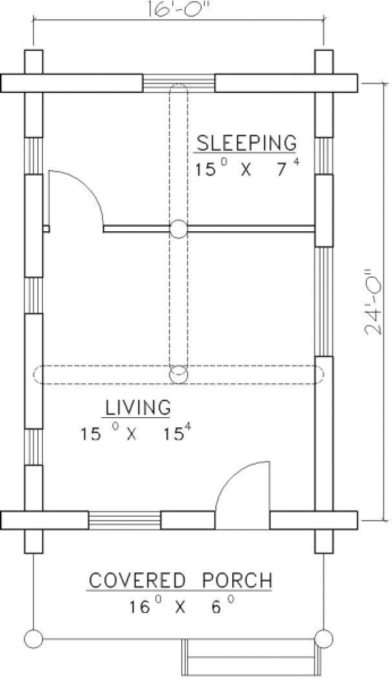 House Plan House Plan #1240 Drawing 1