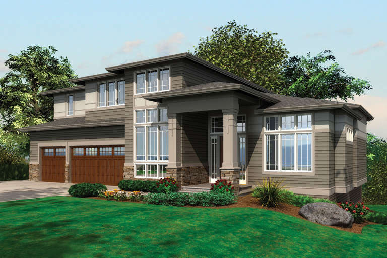 House Plan House Plan #12400 Front Elevation 