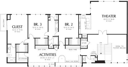 Second Floor for House Plan #2559-00609