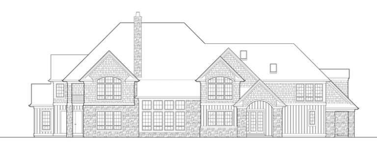 European House Plan #2559-00610 Elevation Photo