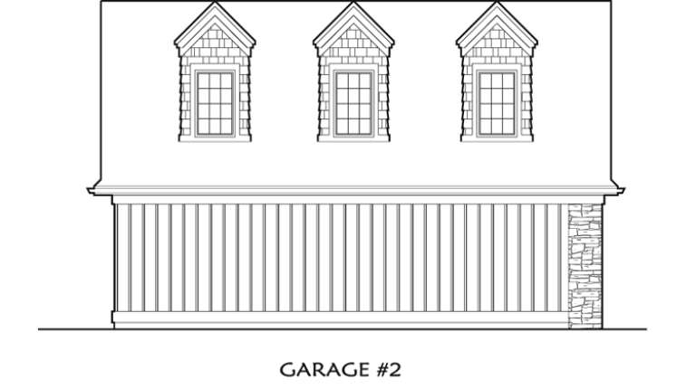 European House Plan #2559-00610 Elevation Photo