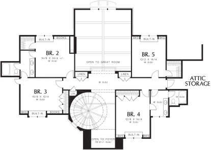 Second Floor for House Plan #2559-00611