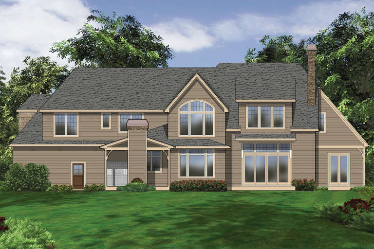 European House Plan #2559-00612 Elevation Photo