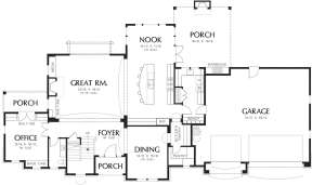Main Floor for House Plan #2559-00612