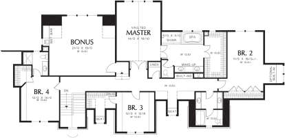 Second Floor for House Plan #2559-00612