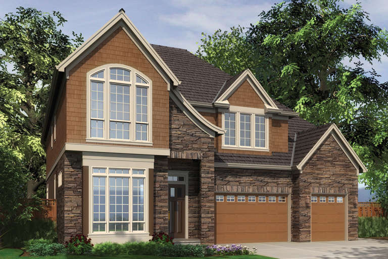 House Plan House Plan #12405 Front Elevation 