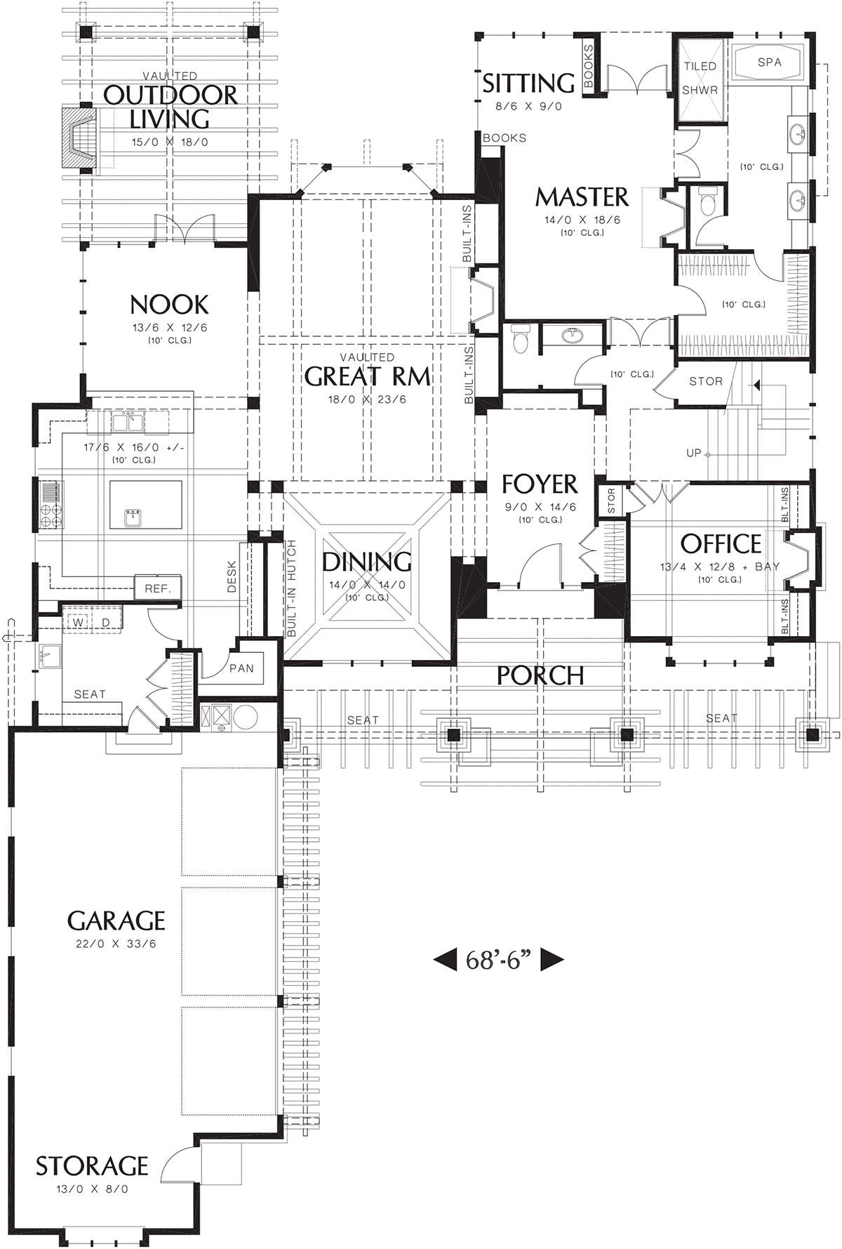 Main Floor for House Plan #2559-00614