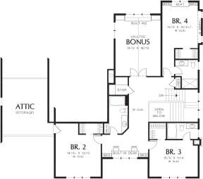Second Floor for House Plan #2559-00614