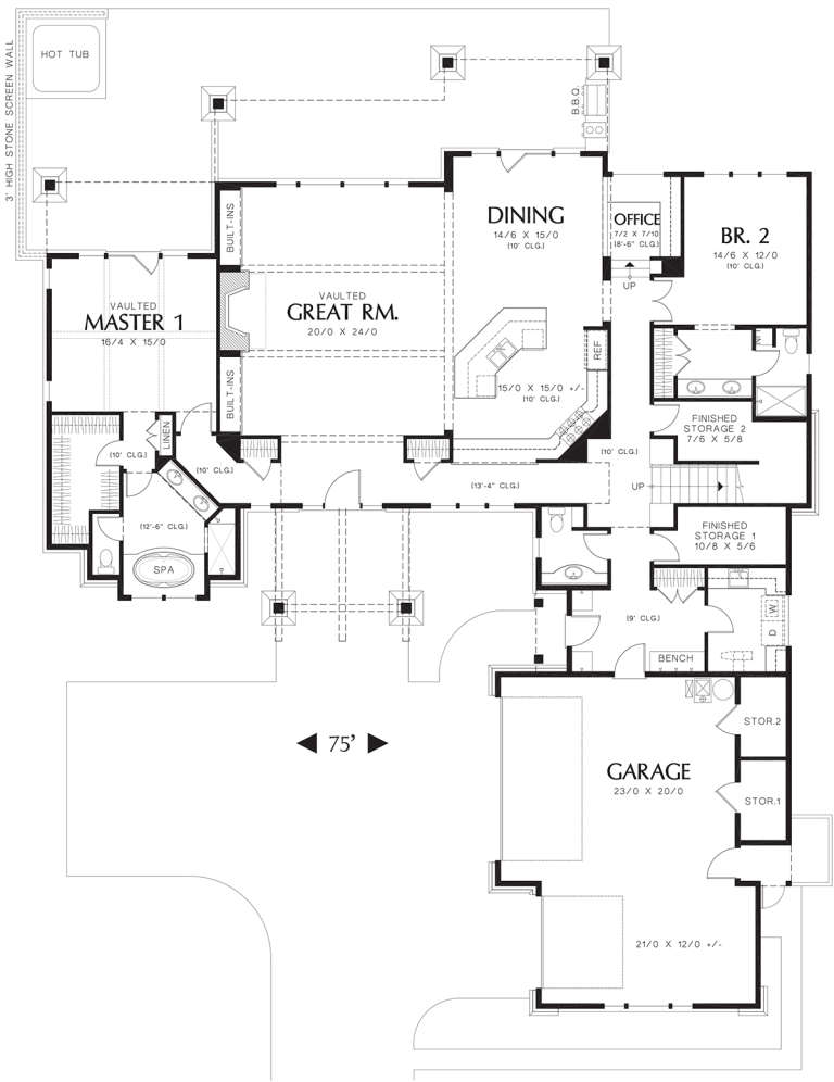 House Plan House Plan #12409 Drawing 1