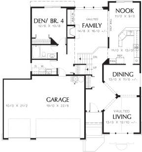Main Floor for House Plan #2559-00618