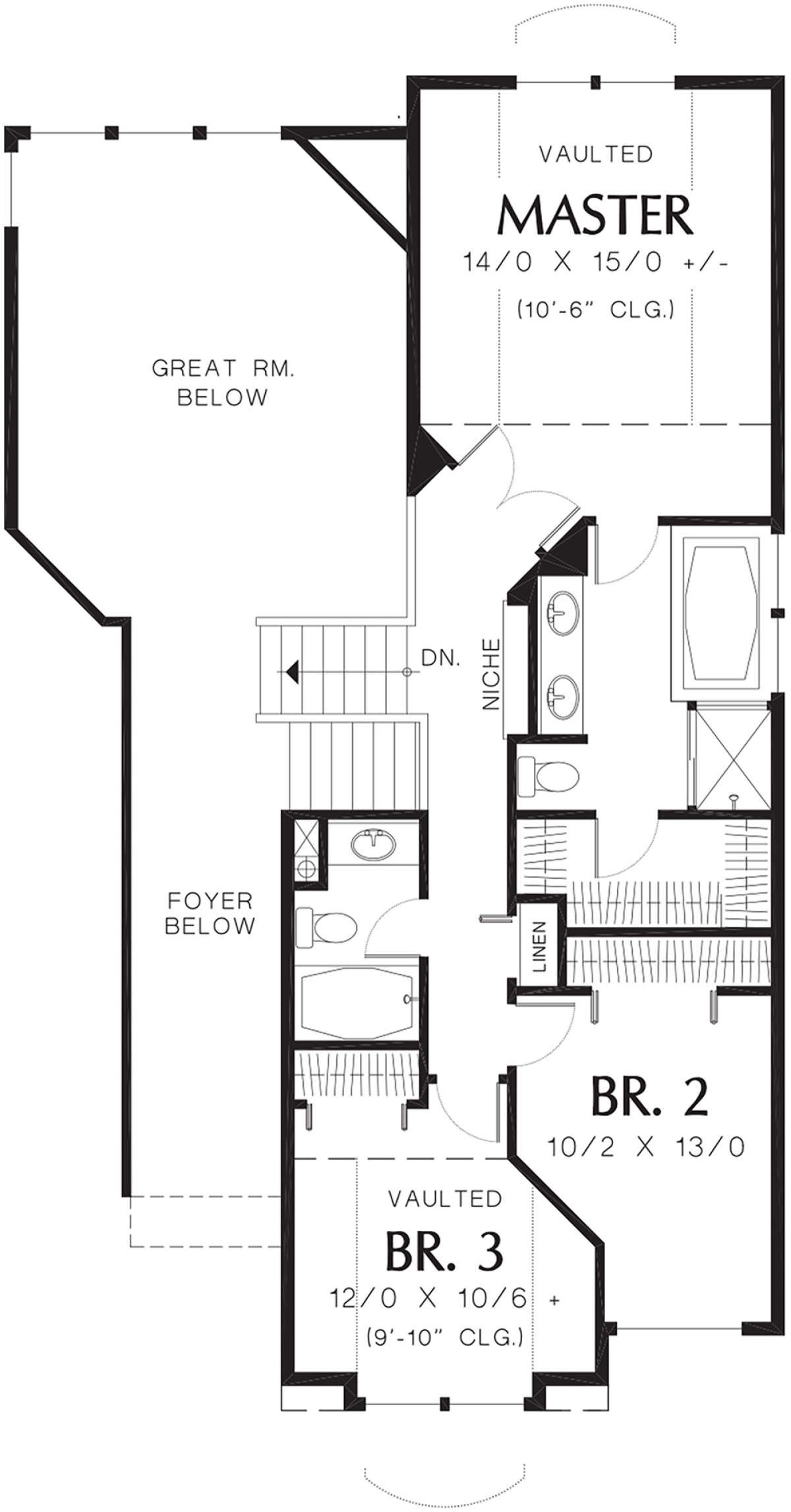 Second Floor for House Plan #2559-00619