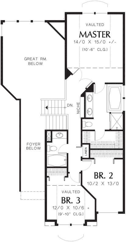 Second Floor for House Plan #2559-00619