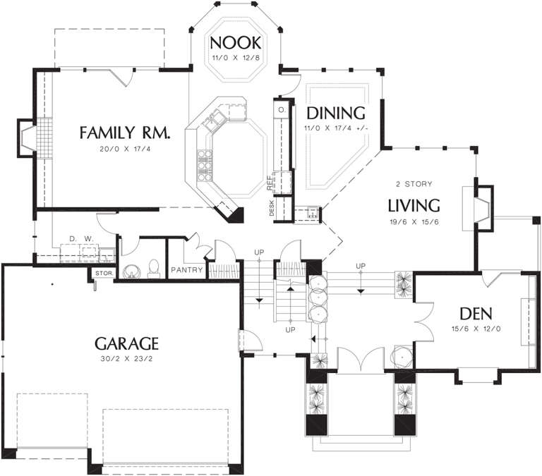 House Plan House Plan #12412 Drawing 1