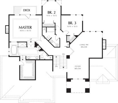 Second Floor for House Plan #2559-00620