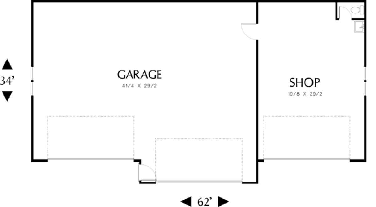 Floorplan 1 for House Plan #2559-00651